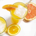 Orange grapefruit punch mocktail