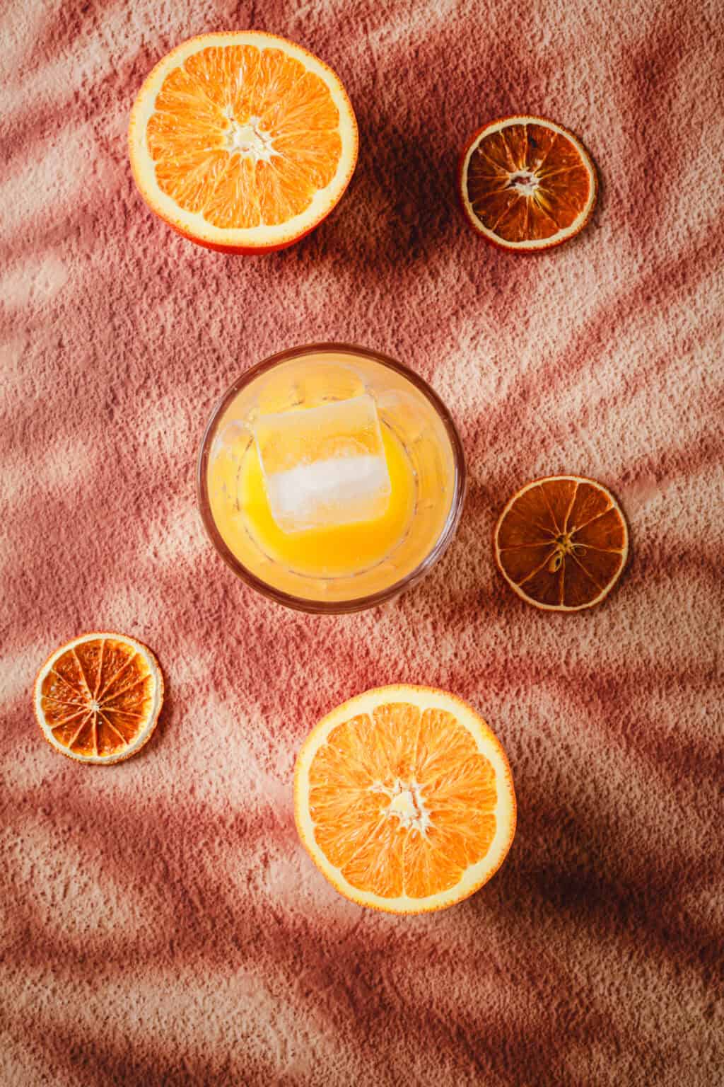 Non-Alcoholic Orange Spritz Mocktail