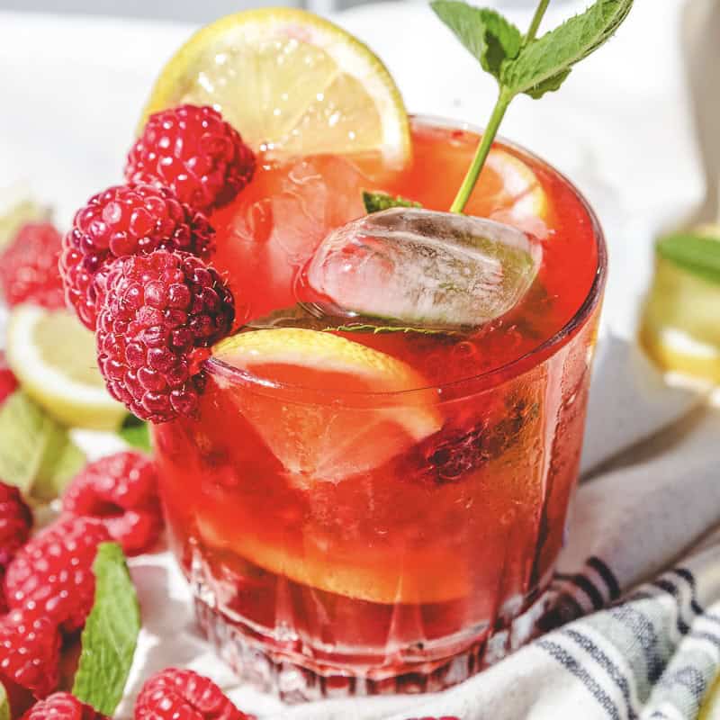Festive Raspberry Mocktail The Raspberry Mocktail That Never Turns Into Berry Soda